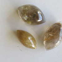 Cabochons, Rutilquarz Vergrößern